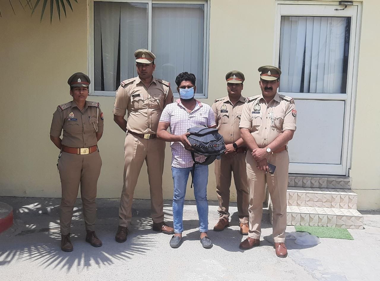 थाना दादरी पुलिस द्वारा, गांजा तस्कर 01 अभियुक्त गिरफ्तार, कब्जे से 05 किलोग्राम गांजा बरामद। GBN Express news