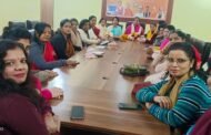 जिला अध्यक्ष रजनी तोमर जी की अध्यक्षता में महिला मोर्चा की बैठक संपन्न