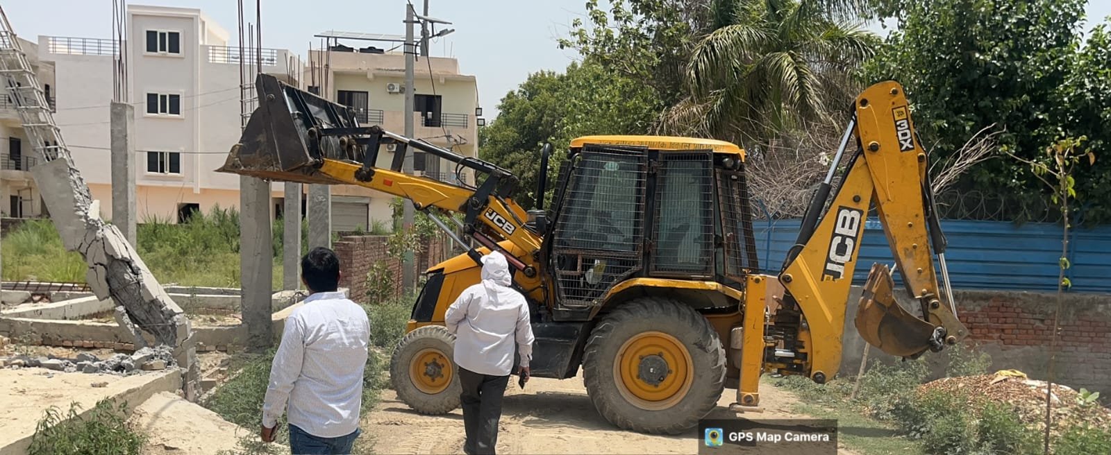 ग्रेटर नोएडा,, तुगलपुर में डूब क्षेत्र में अवैध निर्माण पर चलाया बुलडोजर I GBN Express news