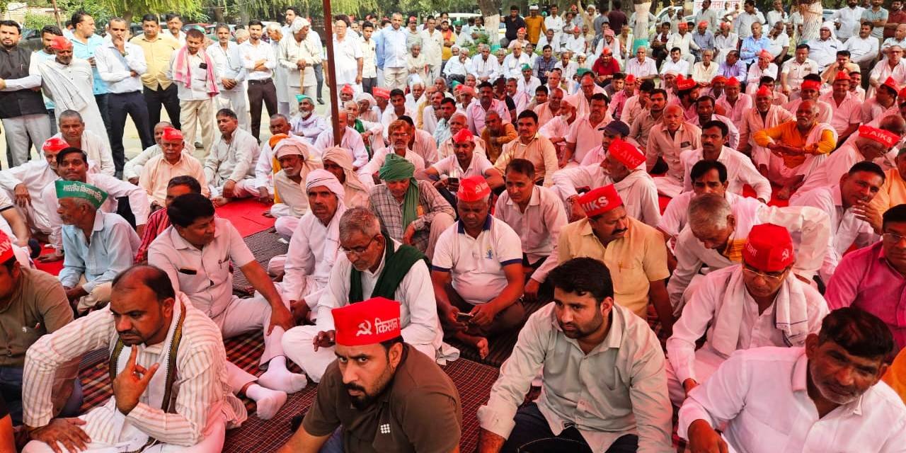 गौतमबुद्ध नगर,,हाई पावर कमेटी की रिपोर्ट सार्वजनिक होने पर संयुक्त किसान मोर्चा का धरना हुआ समाप्त I GBN Express news