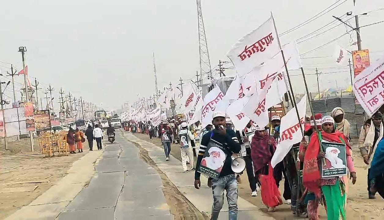 महाकुम्भ नगर। कहीं शाकाहार का गूंजा संदेश तो कहीं पूर्वोत्तर के संतों के शिविर का हुआ उद्घाटन I GBN Express news