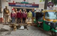 थाना रबूपुरा पुलिस द्वारा चोरी करने वाले 04 अभियुक्त गिरफ्तार, कब्जे से समरसेविल की मोटर, इंजन का पंखा, सरिया कुल वजन 01 से 1.5 कुन्तल, 05 गाटर लोहा व एक ओटो रिक्शा बरामद। GBN Express news