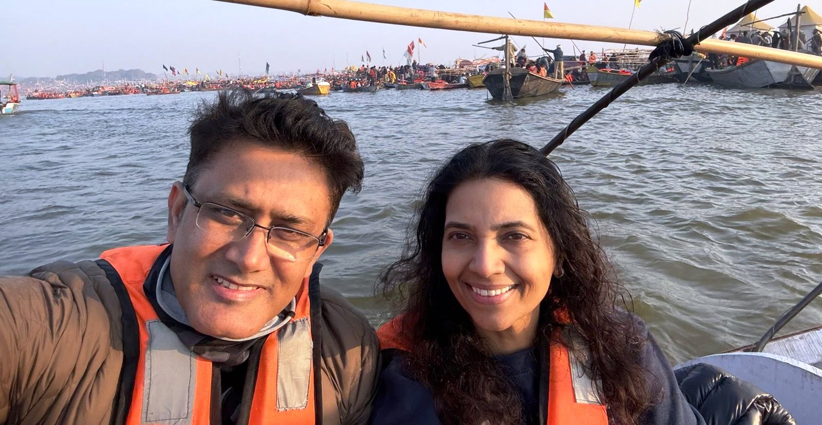 महाकुम्भ नगर,,महाकुम्भ की आस्था में ओतप्रोत नजर आए अनिल कुंबले, त्रिवेणी संगम में किया पावन स्नान I GBN Express news