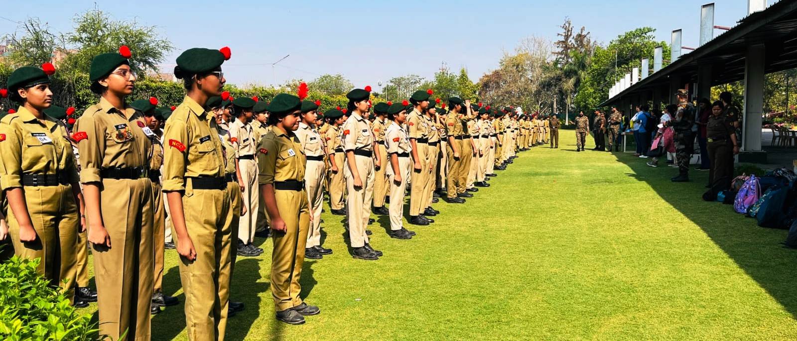 ग्रेटर नोएडा -GL बजाज संस्थान में एनसीसी ‘ए’ सर्टिफिकेट परीक्षा का सफल आयोजन