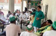 ग्रेटर नोएडा -भारतीय किसान यूनियन (बलराज) कैम्प कार्यालय पर संगठन की मासिक बैठक,