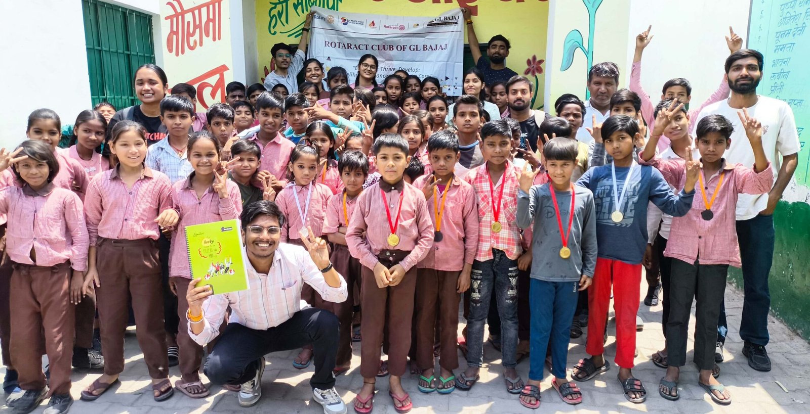 ग्रेटर नोएडा:- जी. एल. बजाज इंस्टिट्यूट ऑफ टेक्नोलॉजी एंड मैनेजमेंट, ग्रेटर नोएडा के रोटरैक्ट क्लब ने ‘प्रोजेक्ट खेल प्रतिभा’ का सफल आयोजन किया