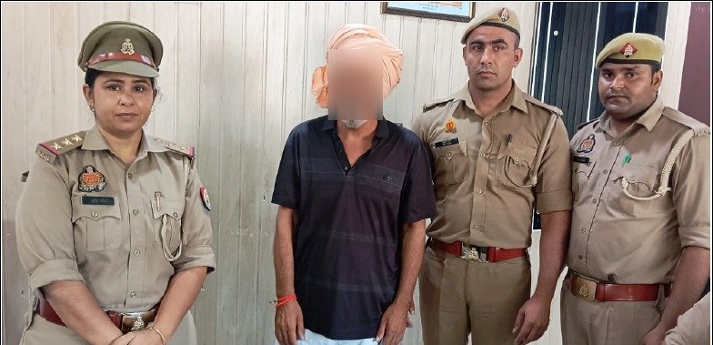 जनपद बुलन्दशहर - 10 वर्ष से फरार हिस्ट्रीशीटर गिरफ्तार।