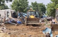 ग्रेटर नोएडा। ग्रेटर नोएडा प्राधिकरण  ग्रीन बेल्ट में अतिक्रमण पर चला ग्रेनो प्राधिकरण का बुलडोजर I