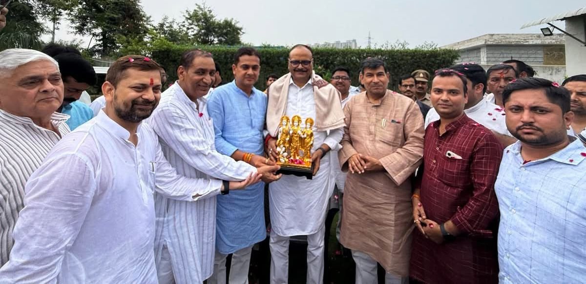 भारतीय जनता पार्टी के कार्यकर्ताओं ने प्रदेश के उपमुख्यमंत्री श्री बृजेश पाठक जी का किया स्वागत I