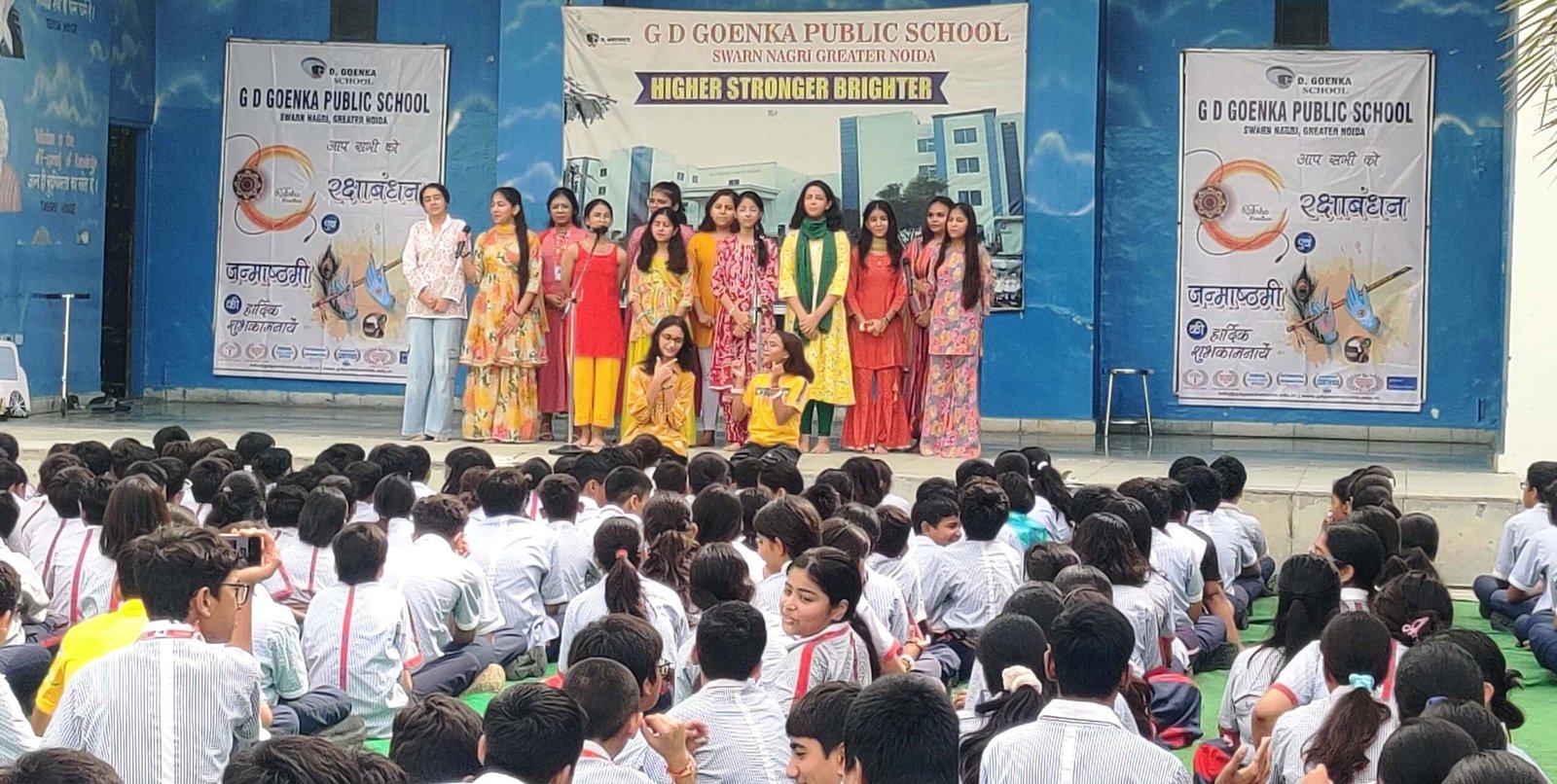 ग्रेटर नोएडा- रक्षा बंधन: प्रेम, सौहार्द्र और सांस्कृतिक एकता का पर्व। (जी, डी, गोयंका पब्लिकस्कूल स्वर्णनगरी ग्रेटरनोएडा)