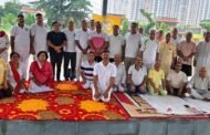 ग्रेटर नोएडा - सैक्टर ओमिक्रोन 1A की योग क्लास की प्रथम वर्षगांठ पर 50 साधकों ने किया सामूहिक योग अभ्यास I