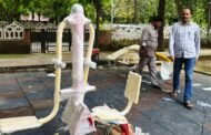 ग्रेटर नोएडा- सैक्टर पी -4 मैं ख़राब पड़ी जिम का हुआ सौंदर्यीकरण I