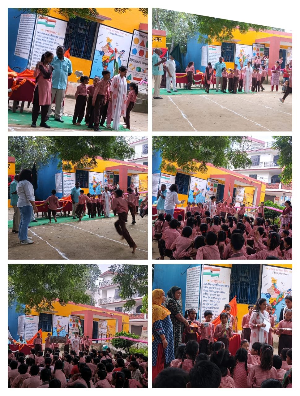 ग्रेटर नोएडा -प्राथमिक विद्यालय बिरौंडी चक्रसेनपुर, दादरी में मनाया गया धूमधाम से राष्ट्रीय खेल दिवस I
