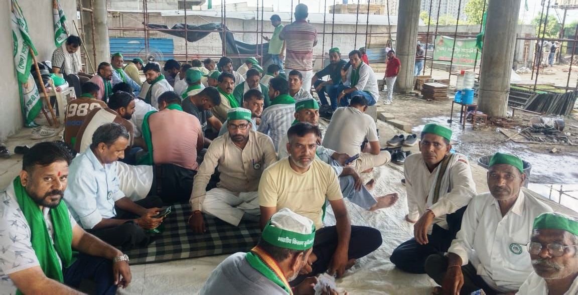 गौतमबुद्ध नगर- भारतीय किसान यूनियन(भानु)का अपेक्स बिल्डर के खिलाफ धरने का 22वां दिन I