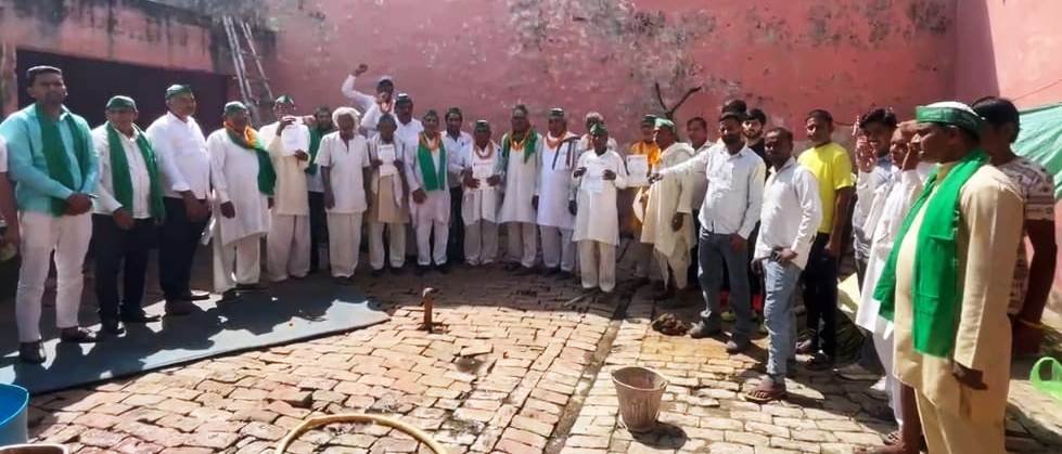 दनकौर- मिर्जापुर गांव में हुई किसान एकता महासंघ की विस्तार बैठक I