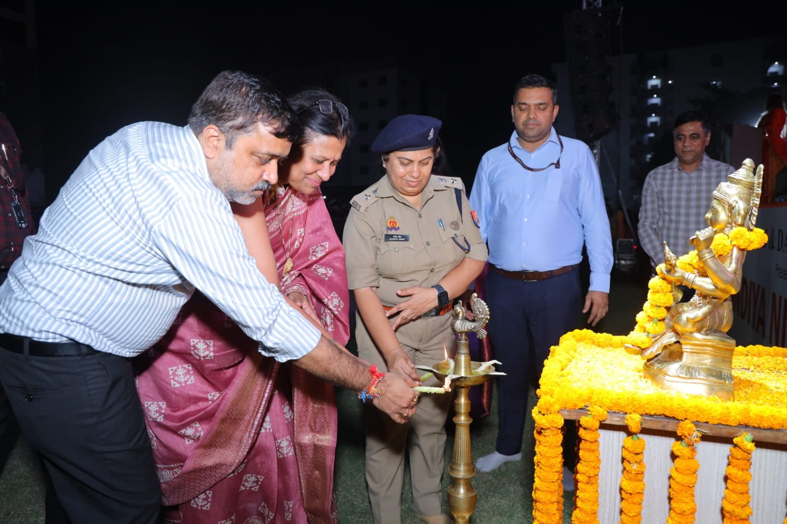 ग्रेटर नोएडा  - GL बजाज में धूमधाम से मनाई गई डांडिया नाइट I