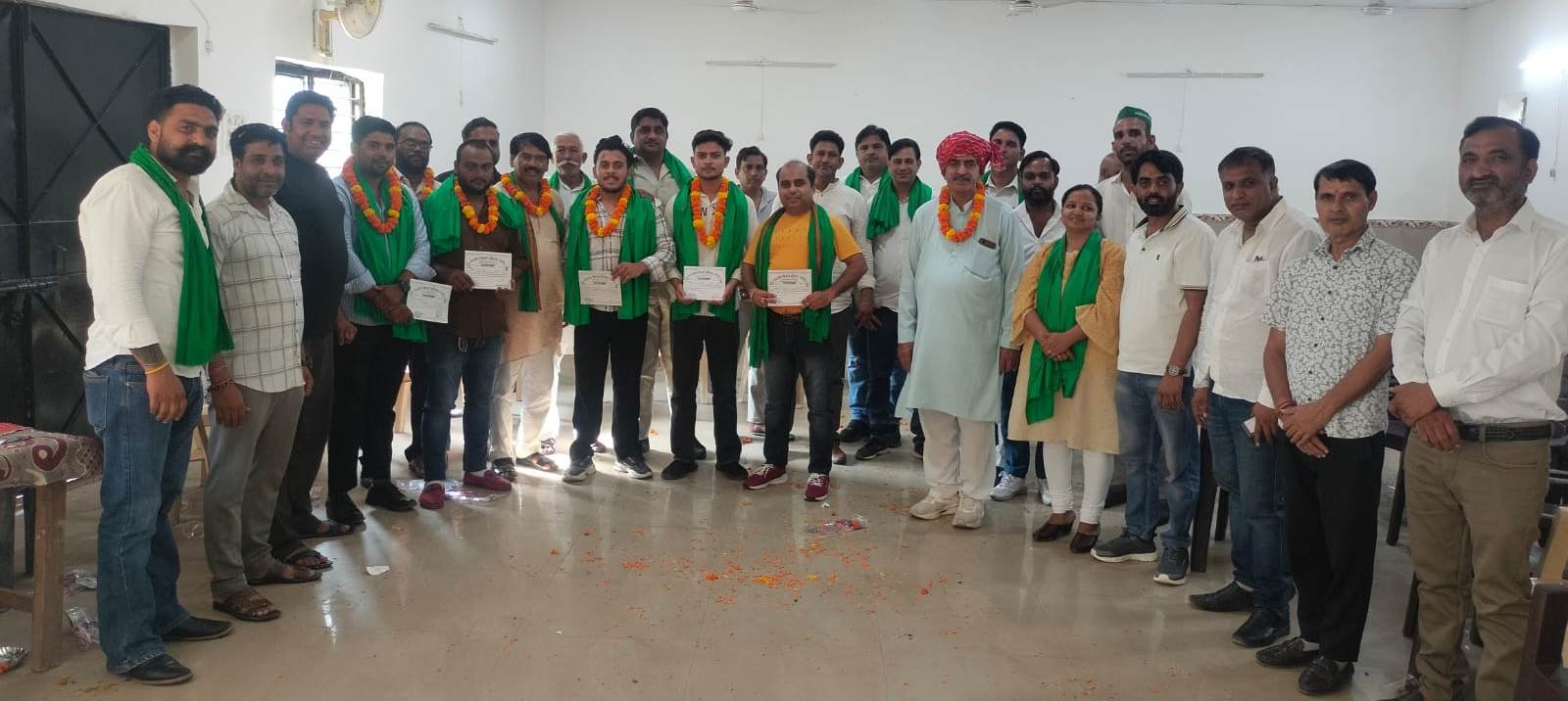 नोएडा :- नोएडा अटटा गाँव मे भारतीय किसान यूनियन (भानु) संगठन का विस्तार I