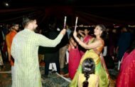 ग्रेटर नोएडा- शारदा विश्वविद्यालय में डांडिया नाइट और मात की चौकी का आयोजन I