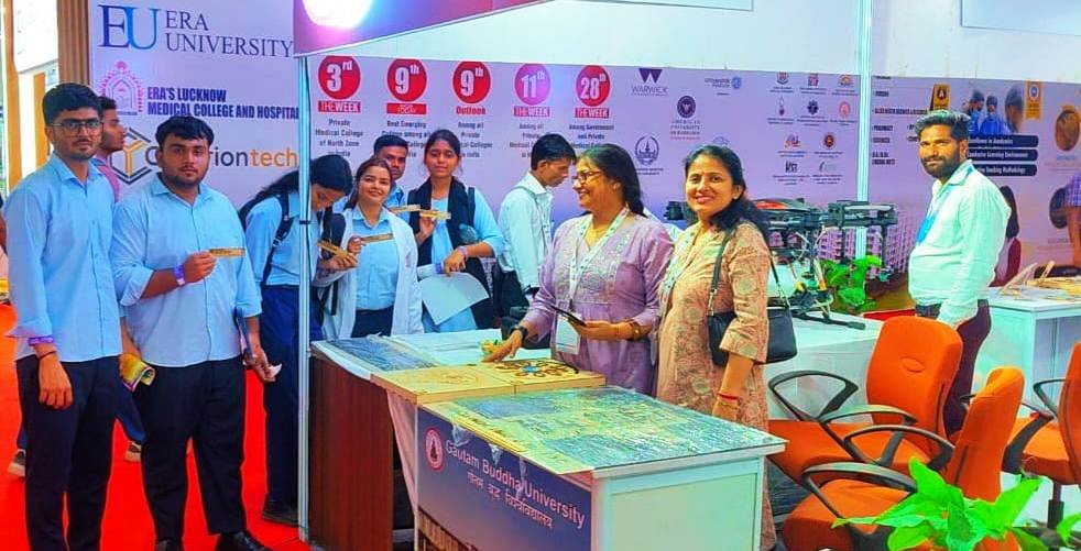 ग्रेटर नोएडा - यूपी इंटरनेशनल ट्रेड शो के दूसरे दिन भी गौतम बुद्ध विश्वविद्यालय का जलवा I