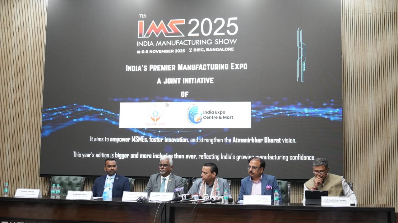 नई दिल्ली- इंडिया मैन्युफैक्चरिंग शो 2025, एयरोस्पेस, रक्षा और इंजीनियरिंग क्षेत्रों में भारत की ताकत का प्रदर्शन करेगा I