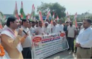 सिकंदराबाद :- मूलभूत समस्याओं के समाधान हेतु करप्शन फ्री इंडिया में निकाला पैदल मार्च।