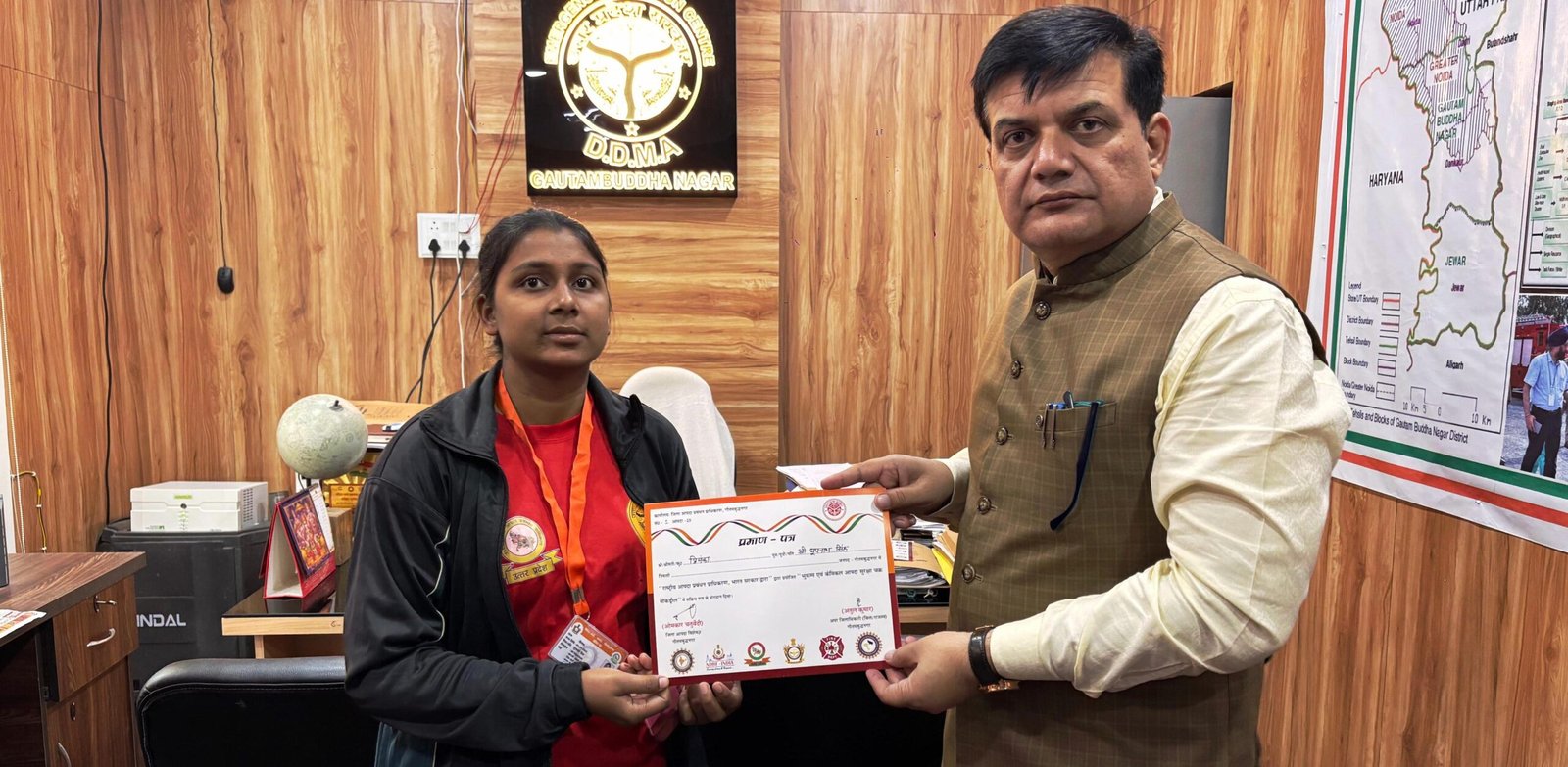 गौतम बुद्ध नगर- ग्राम स्तर तक आपदा जागरूकता एवं प्रशिक्षण हेतु बैठक हुई आयोजित