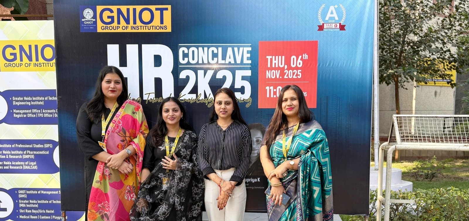 ग्रेटर नोएडा :- GNIOTग्रुप ऑफ इंस्टीट्यूशंस में एचआर कॉन्क्लेव 2025 का सफल आयोजन I