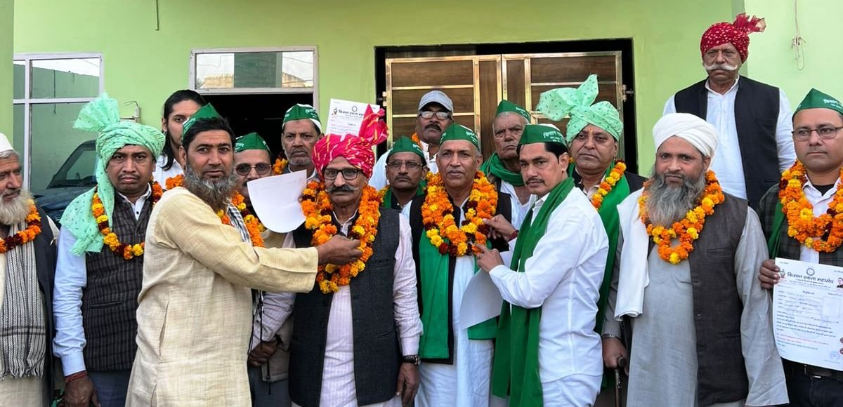 मोदीनगर- सुशील गुर्जर को किसान एकता महासंघ का पश्चिमी उत्तर प्रदेश अध्यक्ष मनोनीत I