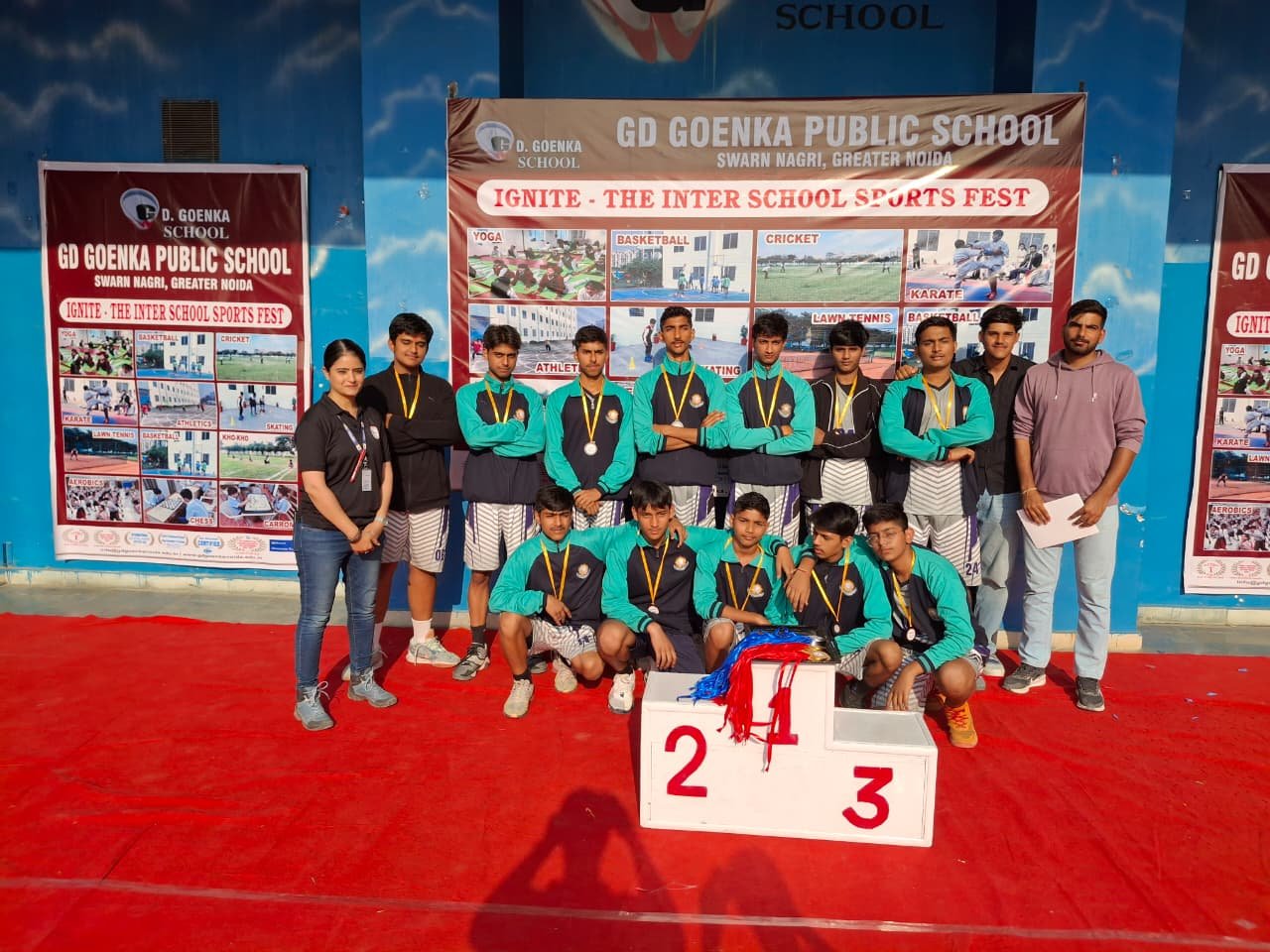 ग्रेटर नोएडा - जी डी गोयंका में अंतर्विद्यालयी खेल प्रतियोगिता का समापन