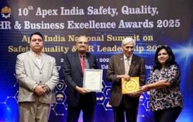 दादरी- एपेक्स इंडिया ऑक्यूपेशनल हेल्थ एंड सेफ्टी अवॉर्ड्स 2025 में एनटीपीसी दादरी को प्लेटिनम सम्मान I