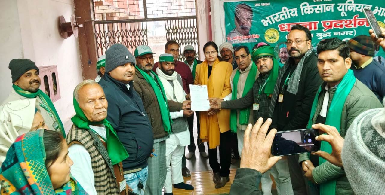 ग्रेटर नोएडा - दादरी तहसील पर मासिक बैठक संपन्न हुई बैठक-भारतीय किसान यूनियन भानू I