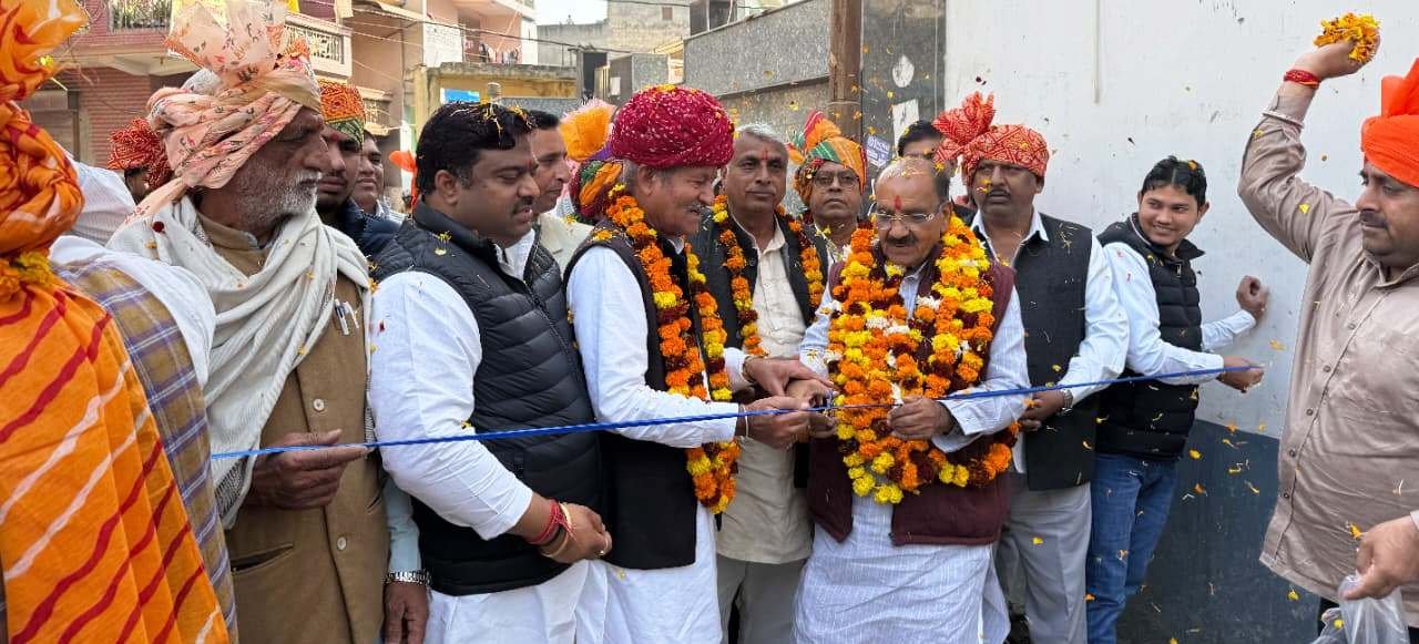 नोएडा- पूर्व मंत्री हरिश्चंद्र भाटी के राष्ट्रीय अध्यक्ष बनने पर गांव सलारपुर में भव्य स्वागत I