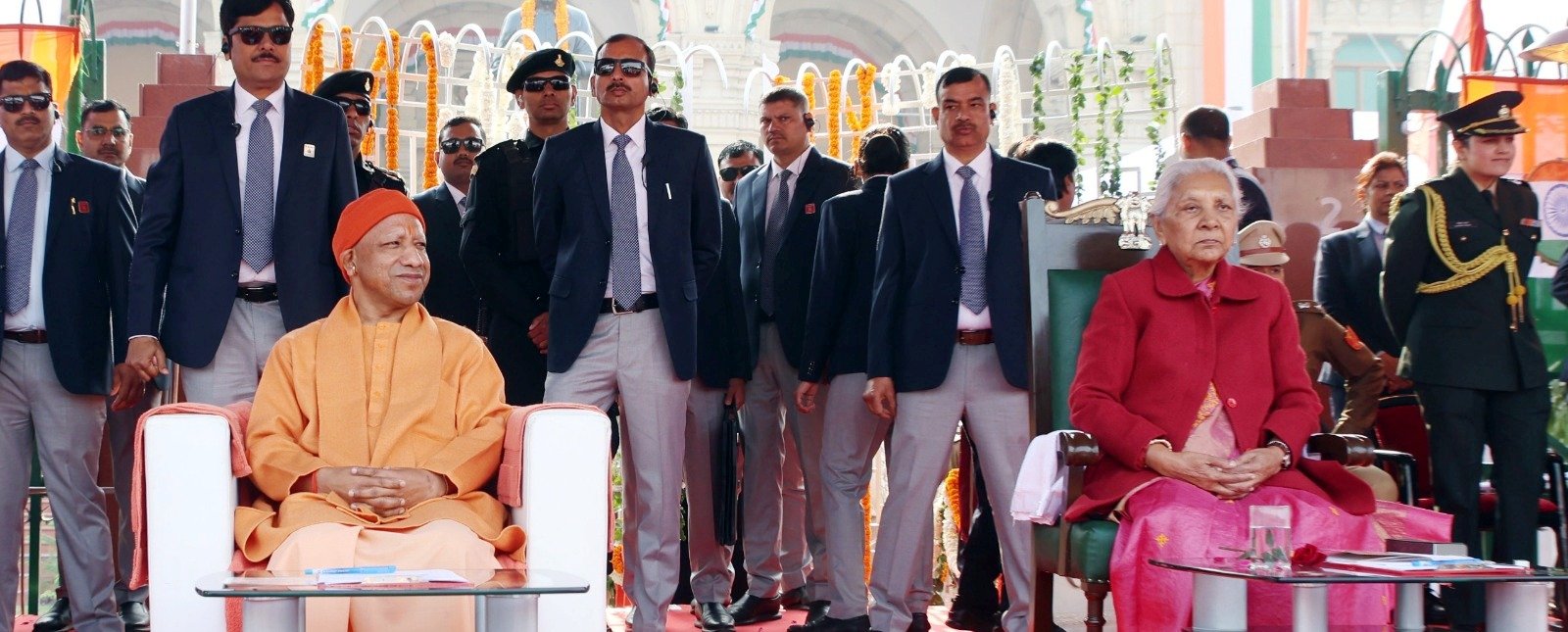 लखनऊ- राष्ट्रीय गौरव व उल्लास के साथ लखनऊ में मनाया गया 77वां गणतंत्र दिवस समारोह I