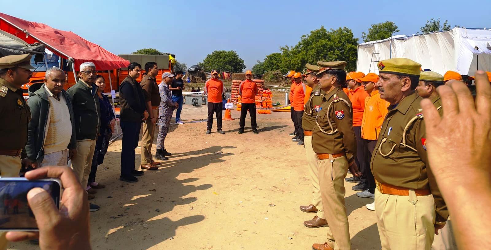 ग्रेटर नोएडा -खेरली नहर किनारे एनडीआरएफ सहित विभिन्न विभागों ने किया मोबिलाइजेशन अभ्यास I