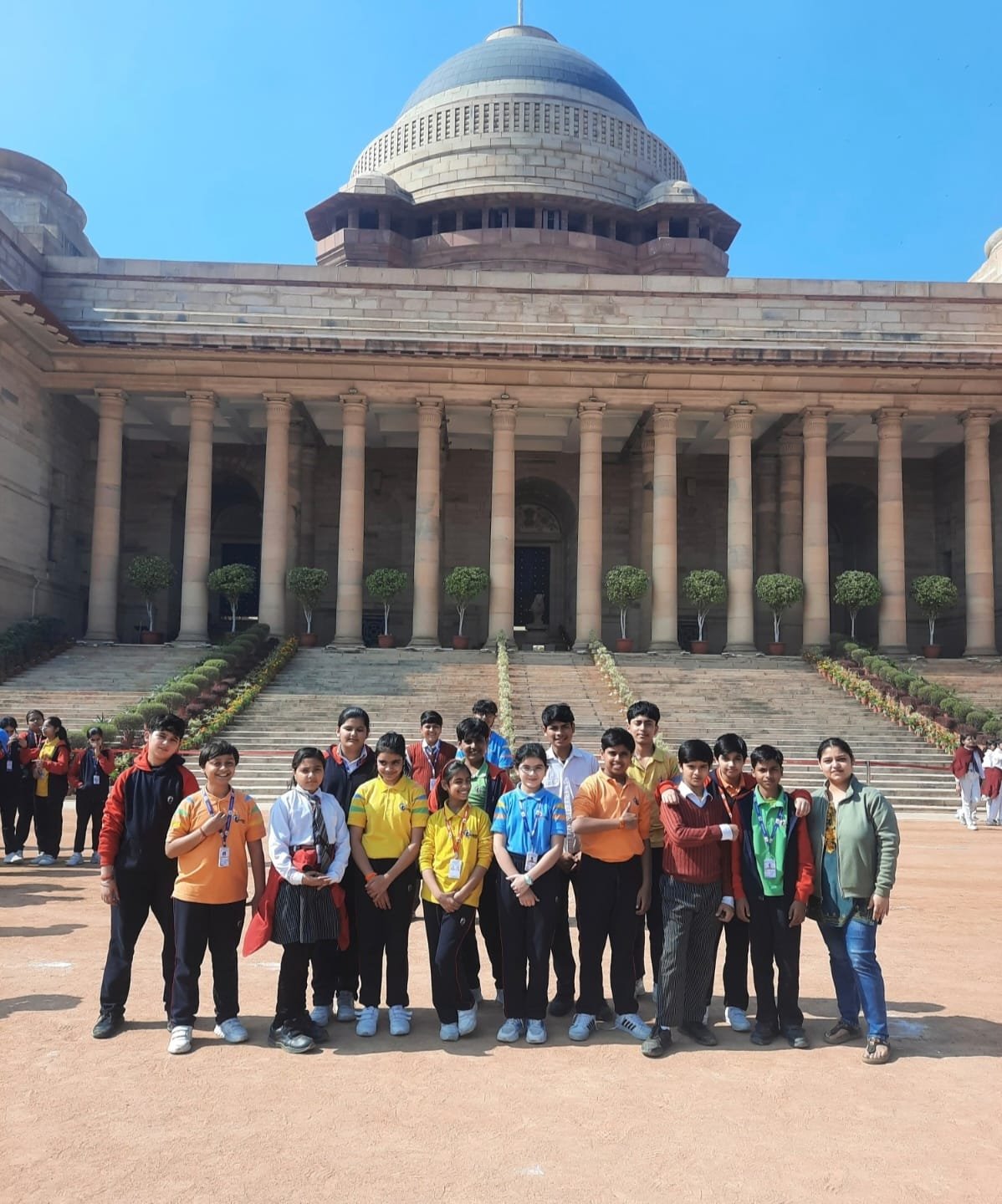 राष्ट्रपति भवन, नई दिल्ली का एक दिवसीय शैक्षिक भ्रमण-जी डी गोयंका पब्लिक स्कूल