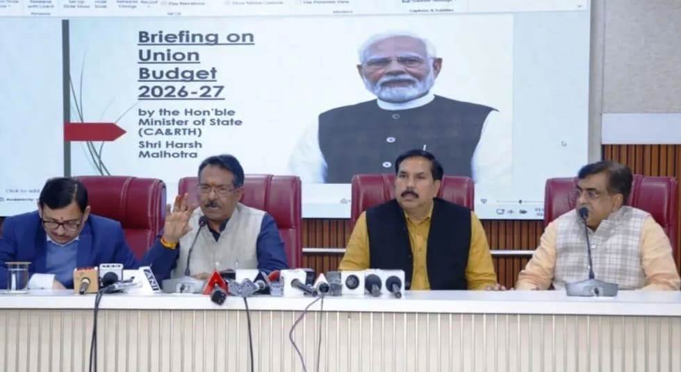 दिल्ली- 140 करोड़ भारतीयों का बजट - राज्य मंत्री श्री हर्ष मल्होत्रा