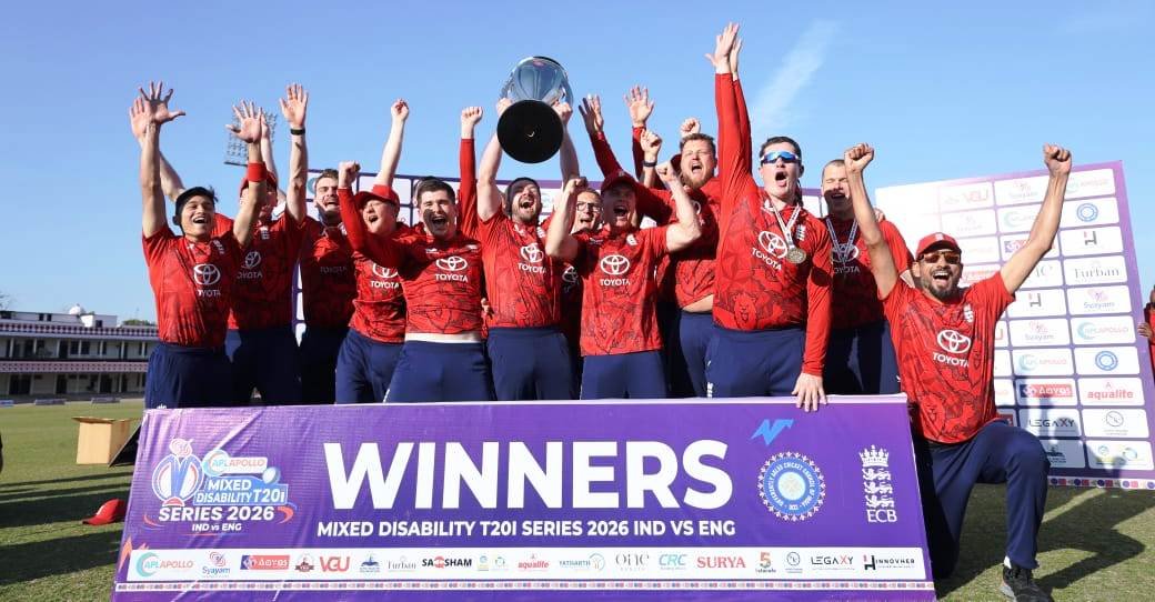 जयपुर (राजस्थान)- मिक्स्ड डिसेबिलिटी टी20आई: भारत को 9 विकेट से हराकर इंग्लैंड का सीरीज पर कब्जा I