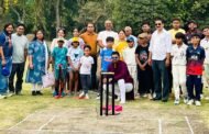 ग्रेटर नोएडा - फीता काटकर और पिच पर क्रिकेट खेलकर गौरव शर्मा क्रिकेट अकैडमी का किया शुभारंभ I