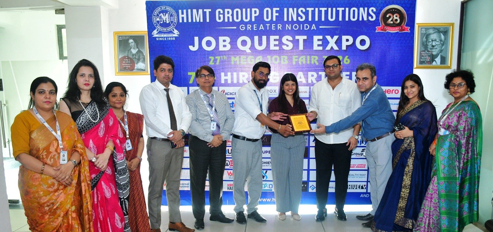 ग्रेटर नोएडा - HIMT ग्रुप ऑफ इंस्टीट्यूशंस, ग्रेटर नोएडा द्वारा आयोजित मेगा जॉब फेयर I