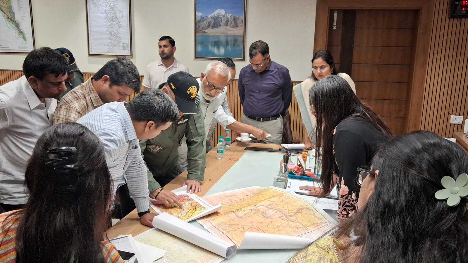 फरीदाबाद-गौतम बुद्ध नगर सीमा के गाँव को लेकर भूमि विवाद पर जॉइंट कमेटी की बैठक I