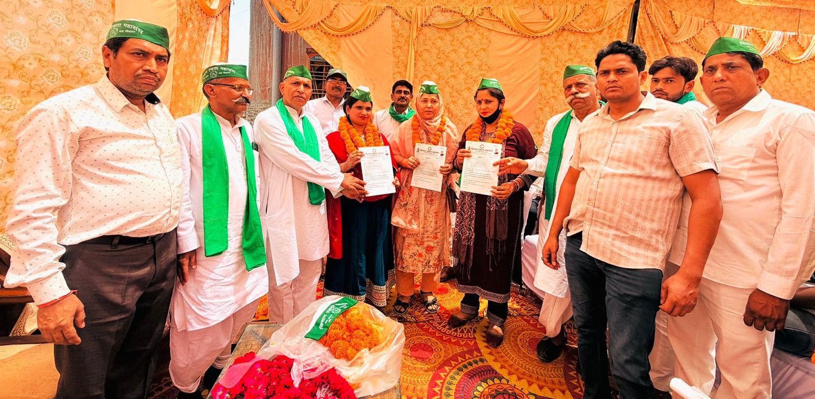 नोएडा- शाहबेरी नोएडा में सम्पन्न हुई किसान एकता महासंघ की विस्तार बैठक