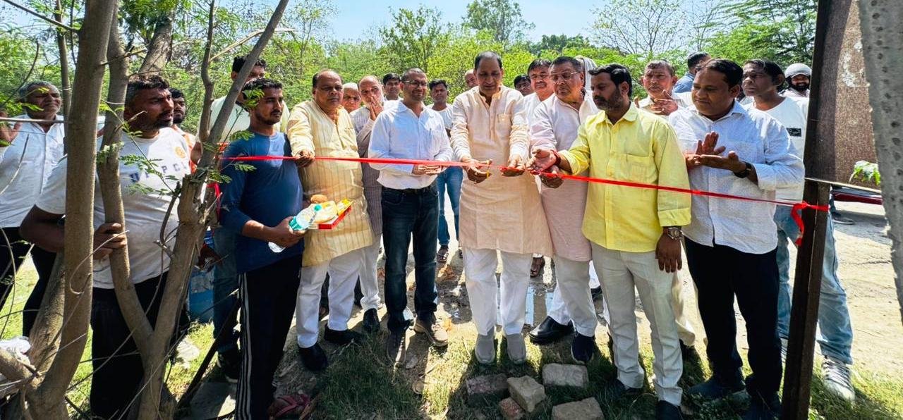 दादरी - प्यावली उपकेन्द्र से जोड़ने के कार्य का विधिवत शुभारंभ -विधायक तेजपाल सिंह नागर