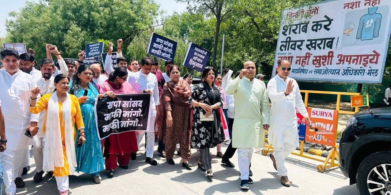 ग्रेटर नोएडा - विपक्ष की अमर्यादित राजनीति लोकतांत्रिक मूल्यों पर आघात : भाजपा जिला अध्यक्ष अभिषेक शर्मा